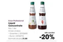 knorr professional liquid concentrate