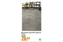 bruynzeel click pvc tegel xl texel