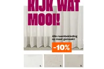 raambekleding op maat