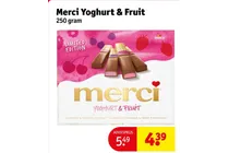 merci yoghurt fruit chocolade