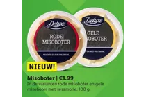 gele misoboter met sesamolie