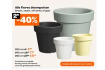flores bloempot