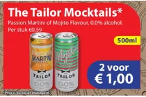 passion martini of mojito mocktail