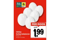 witte scharreleieren
