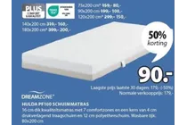 hulda pf100 schuimmatras