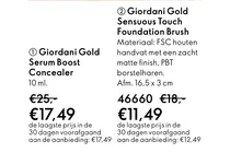 sensuous touch foundation brush