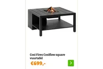 cosiflow square vuurtafel