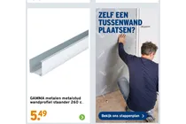 gamma metalen metalstud wandprofiel staander
