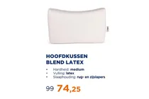 hoofdkussen blend latex