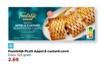 appel custard bladerdeeg carre
