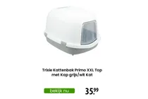 kattenbak primo xxl top met kap