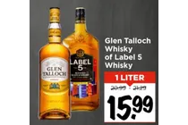 glen talloch whisky label 5