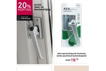 axa raamsluiting met drukknop
