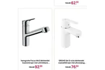 get s size eenhendel wastafelkraan met afvoerplug