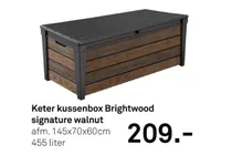 kussenbox brightwood signature walnut