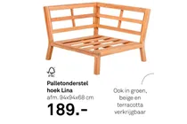 palletonderstel hoek lina