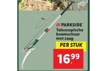 telescopische boomschaar met zaag