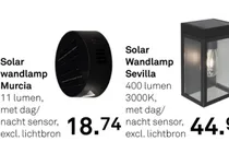 solar wandlamp sevilla