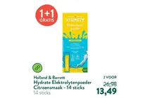 hydrate elektrolytenpoeder citroensmaak