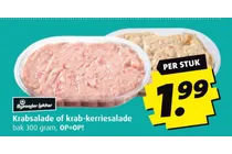 krabsalade of krab kerriesalade
