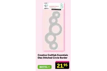 stitched circle border dies