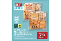 mini saucijzen of worstenbroodjes