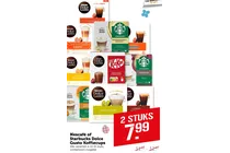 nescafe of starbucks dolce gusto koffiecups