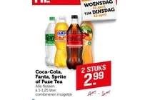 coca cola fanta sprite of fuze tea