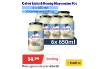 licht romig mayonaise pot