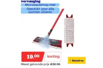microvezelmop vervanging