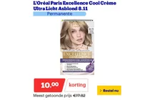excellence cool creme ultra licht asblond 8 11