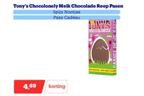 tony s chocolonely melk chocolade reep pasen