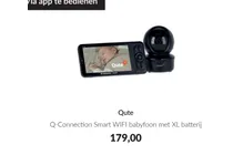 q connection smart wifi babyfoon met xl batterij