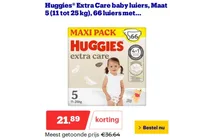 huggies extra care baby luiers maat 5
