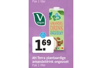 plantaardige amandeldrink ongezoet