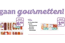 ah excellent mini grote gemarineerde garnalen gourmet zalmblokjes