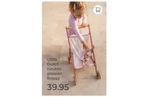 houten poppen buggy