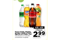 coca cola fanta sprite of fuze tea