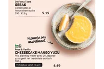 cheesecake mango yuzu