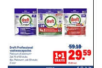 dreft professional platinum vaatwascapsules