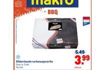 dikbevleesde varkensspareribs