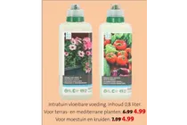 vloeibare voeding voor terras en mediterrane planten