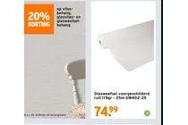 glasweefsel voorgeschilderd