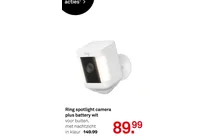 ring spotlight camera plus battery
