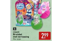 bruisbal met verrassing