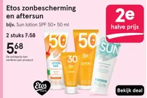 after sun lotion