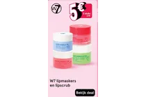 w7 blueberry overnight lip mask strawberry lip sugar scrub