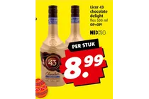 licor 43 chocolate delight