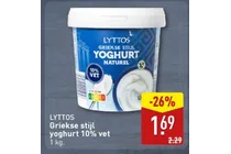 griekse stijl yoghurt 10 vet