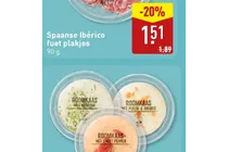 spaanse iberico fuet plakjes